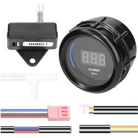 Resim Konesam 52mm Turbo Göstergesi İle Araç Motor Takip Sistemi Led Ekran, Alarm Ve Sensör Fonksiyonlu, 1.0-2.0kpa 