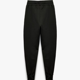 Resim Koton Yüksek Bel Rahat Kalıp Bağcıklı Cepli Jogger Eşofman Altı Siyah 5sak40213nk Siyah 