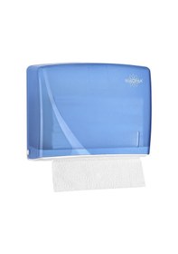 Resim Rulopak Modern Z Kat Havlu Dispenseri 200'Lü Transparan Mavi 