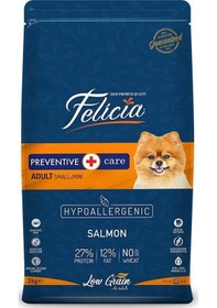 Resim Felicia Small & Mini Somonlu Küçük Irk Yetişkin Köpek Maması 3 KG 