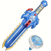 Resim Sword Launcher Top Spinner Oyuncak Seti, İki Kişilik Etkileşimli Fırlatıcı, Yenilikçi ve Eğlenceli Oyuncak 