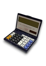 Resim Js-756 14 Haneli Güneş Enerjili Ve Pilli Katlanabilir Hesap Makinesi - 1 Adet Lacivert 