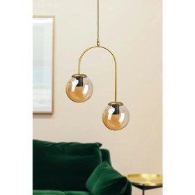 Resim Modern Eskitme Bal Cam Sarkıt Avize, Mutfak ve Yatak Odası Için Şık Aydınlatma 