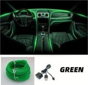 Resim Trendooze 78.74 İnç Kırmızı Turuncu Araç İçi Led Dekoratif Ortam Aydınlatma Şeridi Usb 5v Esnek Dıy 