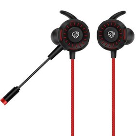 Resim Hytech HY-GK1 3,5 Oyuncu Esnek Mikrofonlu Kırmızı Kulakiçi Kulaklık 
