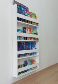 Resim eceahşaptasarım Montessori Kitaplık&çocuk Odası Kitaplık&bebek Odası Eğitici Kitaplık 4 Raflı Beyaz 