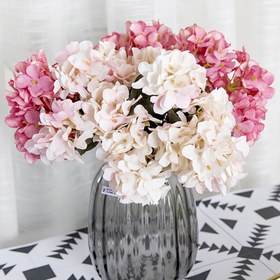 Resim 1 Adet Yapay Çiçek Retro Hortensia, Gerçek Dokunuşlu Sahte Çiçek İlkbahar Yaz Sevgililer Günü Düğün Gelin Buketi DIY, Ev ve Ofis Dekorasyonu, Açık Bahçe, İlkbahar Festivali, Şükran Günü, Paskalya, Ramazan Bayramı, Anneler Günü Dekorasyonu 