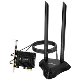 Resim Edup Be9715 8774 Mbps Yüksek Hızlı 2.4 Ghz/5 Ghz/6 Ghz Wifi 7 Ağ Kartı Be9715gs-pro İsrail 