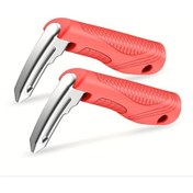 Resim Techbloom Yaşlılar Ve Engelliler İçin 3ü 1 Arada Çok Amaçlı Otomobil Kapı Tutma Kolu New Red 2pcs 