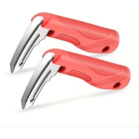 Resim Techbloom Yaşlılar Ve Engelliler İçin 3ü 1 Arada Çok Amaçlı Otomobil Kapı Tutma Kolu New Red 2pcs 
