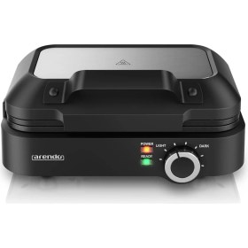 Resim Arendo Çiftli Waffle Makinesi 1200W Belçika Waffle, Termostat, Yapışmaz Kaplama 
