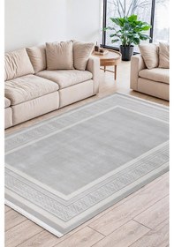 Resim Elvey Home 7109 A.gri Modern Desen Doğal Taban Koridor Mutfak Çocuk Oturma Odası Salon Halı Yolluk 7109gri 