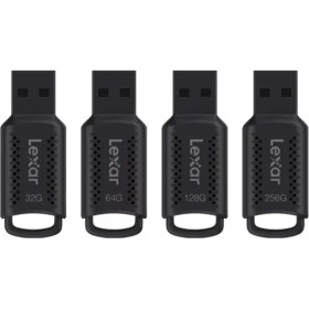 Resim Lexar 64GB V400 Siyah 100 mb/s 3.0 USB Flash Bellek 