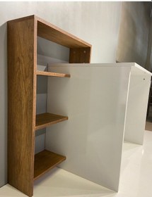 Resim Bicabin Bicabin Casablanca Raflı Çalışma Masası (Barok/Beyaz) 