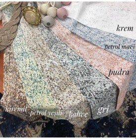 Resim Tül Perde Forest Brillant Pırıltı Grek Renk Geçişli Yakma Tül Çok Renkli 