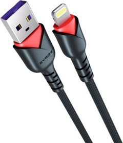 Resim Zuidid Syrox C93 Örgü Lightning 2 Amper Hızlı Şarj ve Data Kablo - 1 Mt 