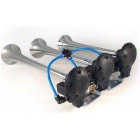 Resim Ahmet Otomotiv 3 Melodili Arap Korna Krom 24volt 