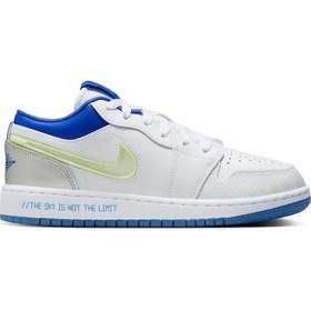 Resim Air Jordan 1 Low Sneaker School Gs Basketbol Ayakkabısı Hj9955-100 Çok Renkli 