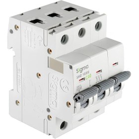 Resim 40 Amper C Tipi 3 Kutuplu 3 Fazlı Otomatik Sigorta C 3x40a 10ka 