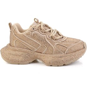 Resim Bambi Bej Kadın Sneaker K01140013387 
