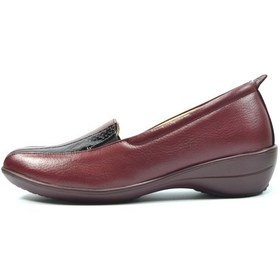 Resim Dr. Comfort 3100 Deri Bordo Kadın Anne Ayakkabı Büyük Numara Bordo 