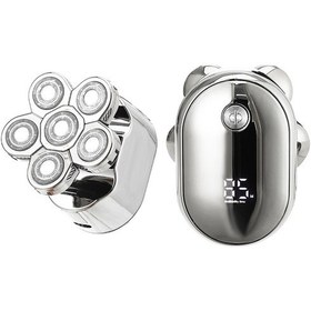 Resim Sones Vgr V-395 2'si 1 Arada Altı Bıçaklı Akıllı Dijital Ekranlı Elektrikli Tıraş Makinesi Std-56 