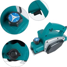 Resim Stilmax Sjs Metal Sanzıman 3000 W Çift Bıçaklı Professional Planya Makinası + Bıçak 