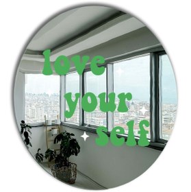 Resim Yuvarlak Ayna, Pinterest Ayna, Renkli Duvar Dekoru, Pinterest Oda Dekoru, Kırılmaz Dekorafif Ayna 