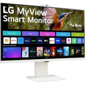 Resim Lg 32" 32SR85U-W Myview 5ms 60Hz (Hdmı+Type-C) Airplay 2 4K UHD IPS Akıllı Monitör With Webos And Built-In 
