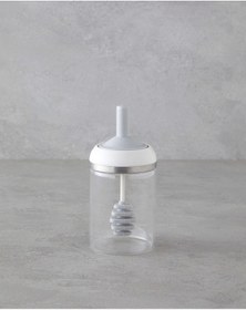 Resim English Home Shelby Borosilikat Bal Kavanoz 400 Ml Gri Gri 