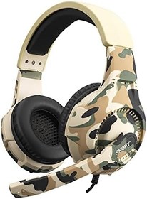 Resim RAMPAGE SNOPY SN-8800 GAMETIME Kamuflaj Desenli PC 3,5M PS4- XBOX-Mobile Gaming Oyuncu Mikrofonlu Kulaklık 