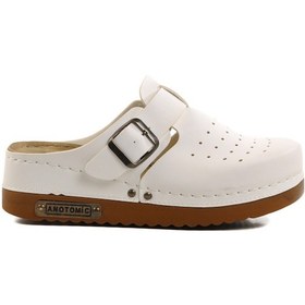 Resim Beyaz Anatomik Unisex Sabo Terlik 07-008 G Beyaz 