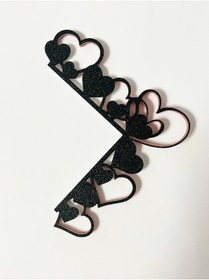 Resim moistrid Çoklu Kalpler Priz Çerçeve Duvar Süsü Plastik Sevimli Yapışkanlı Şık Priz Süsü Aksesuarı 