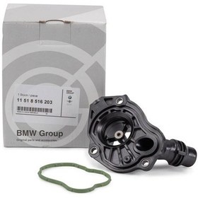 Resim Bmw E90 Kasa 318d N47 Motor Termostat Kapağı 11518516203 