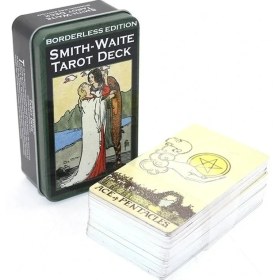 Resim NessiWorld Smıth-Waıte Metal Kutulu Tarot Kartı 