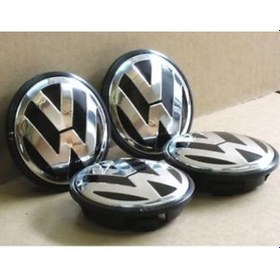Resim Vw Jetta 2012-2018 Jant Göbeği Kabartmalı Jant Göbek 4 Ad 