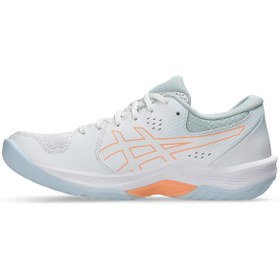Resim Asics BEYOND FF Kadın White/Dark Neptune Voleybol Ayakkabısı 1072A095-104 