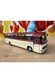 Resim scntoys Mercedes Benz 1:24 Şehirler Arası Otobüs Nostaljik Klasik Mercedes Diecast Otobüs Sesli Işıklı 25CM 