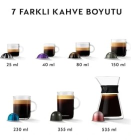 Resim Esmo Home Nespresso Vertuo Next Premium Kahve Makinesi, Kahverengi 