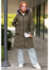 Resim Bestenur Mandes Tünel Kemerli Mont 592 - Haki 