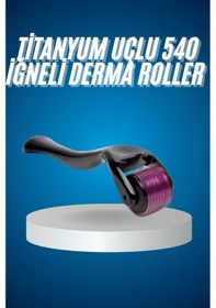 Resim Titanyum Uçlu Derma Roller 540 İğneli 1 Mm Gözenek Azaltıcı Akne İzlerine Uygun 