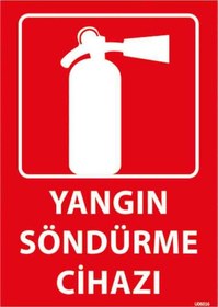 Resim 6 Kg Ruhsata Uygun 4 Yıl Köpüklü Yangın Tüpü 3 Adet Levha-askı 