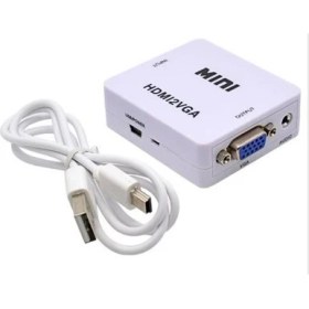 Resim Mini HDMI To VGA Dönüştürücü 