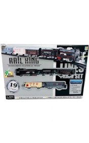 Resim Ethem Oyuncak Büyük Boy Tren Seti TL03, Kutulu Pilli Tren 