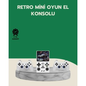 Resim Derin Stok 10.000 Oyunlu Taşınabilir Oyun Konsolu Hdmı Çıkışlı 