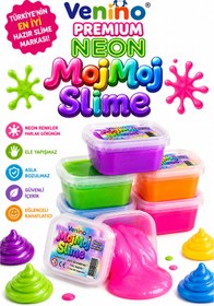 Resim venino free & colors 125 Gr Premium Kaliteli Ele yapışmaz , Bozulmaz Hazır Slime - Slaym Yerli Ürün MiLLi Marka 