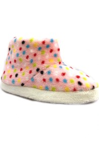 Resim Ayakkabımood Emy Pembe Puantieli Kız Çocuk Ev Içi Panduf Bot 