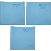 Resim Würth 38X60 cm Sentetik 3 Adet Güderi Bez Mavi 130 gr 