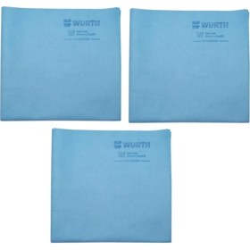 Resim Würth 38X60 cm Sentetik 3 Adet Güderi Bez Mavi 130 gr 