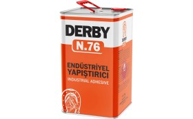 Resim Derby Yapıştırıcı 76/17 Teneke 14 kg (Turuncu Dizayn) 
